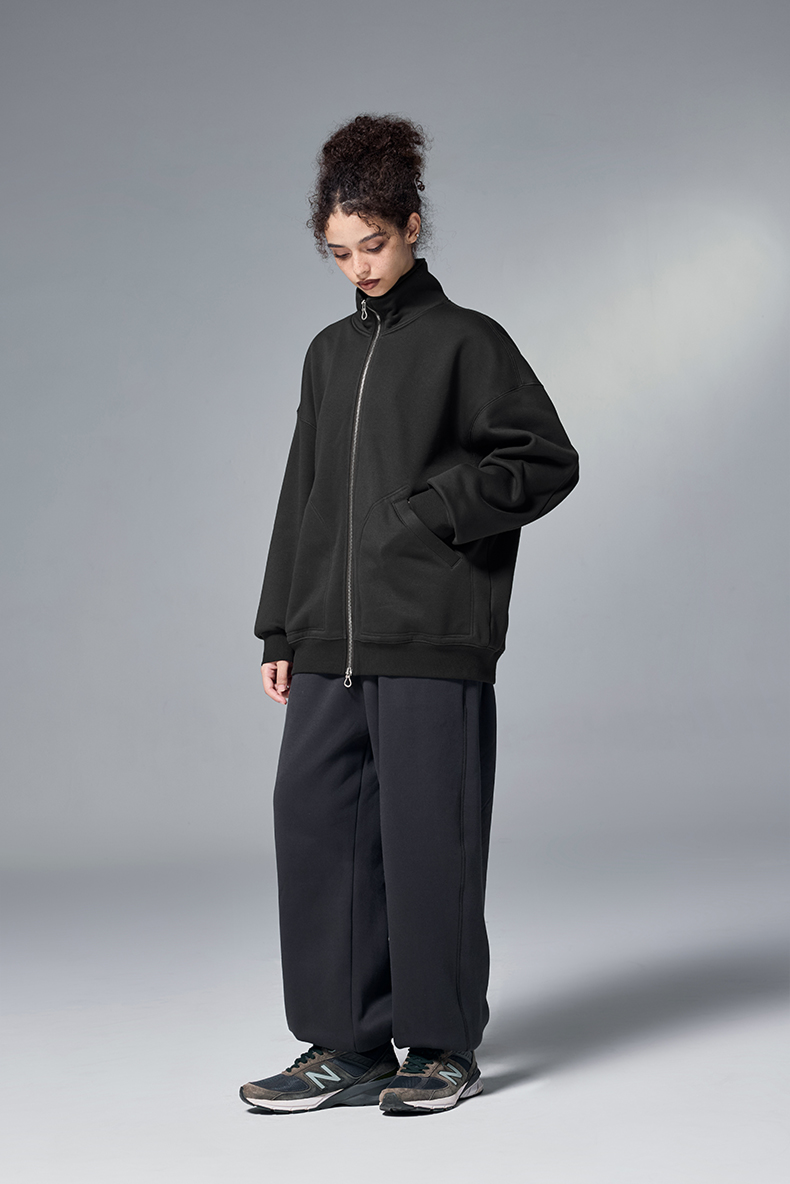 NEBULA Fleece Stand-Collar Zip Jacket