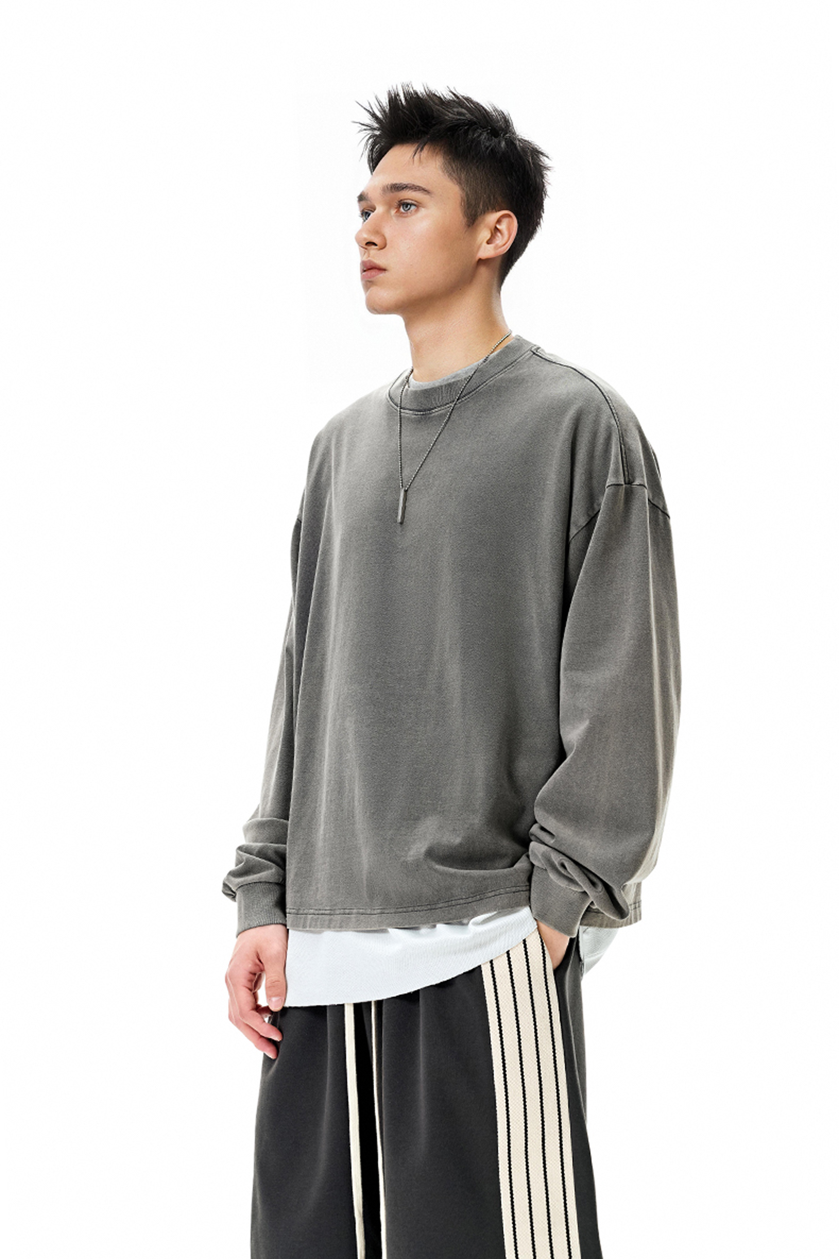 ORBIT Vintage Boxy Fit Long Sleeve Tee