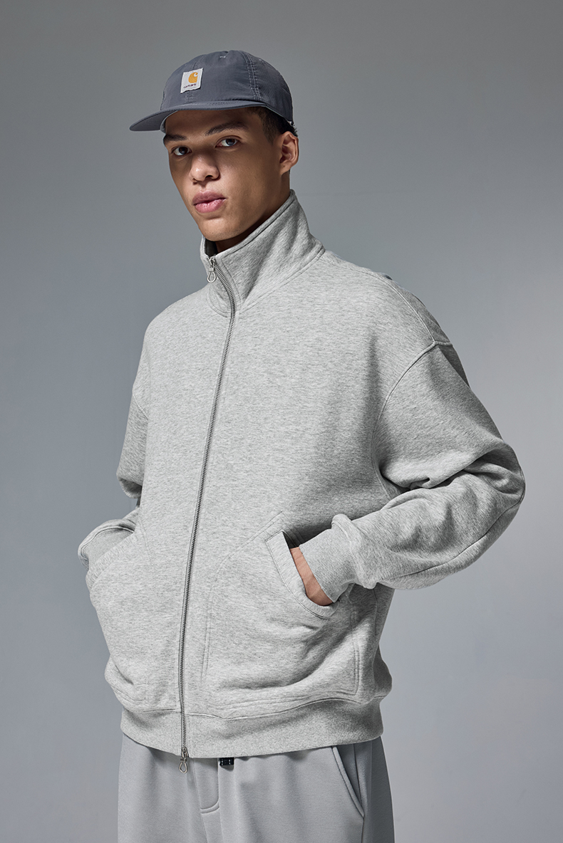 NEBULA Fleece Stand-Collar Zip Jacket