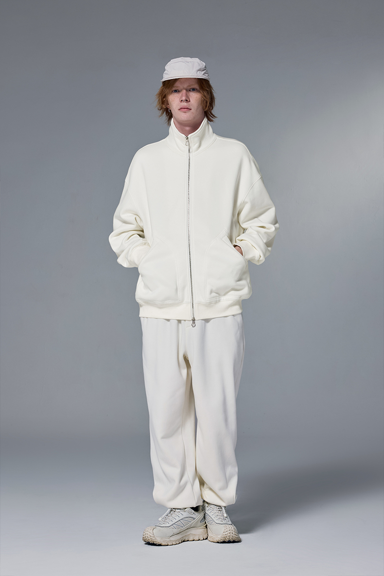 NEBULA Fleece Stand-Collar Zip Jacket