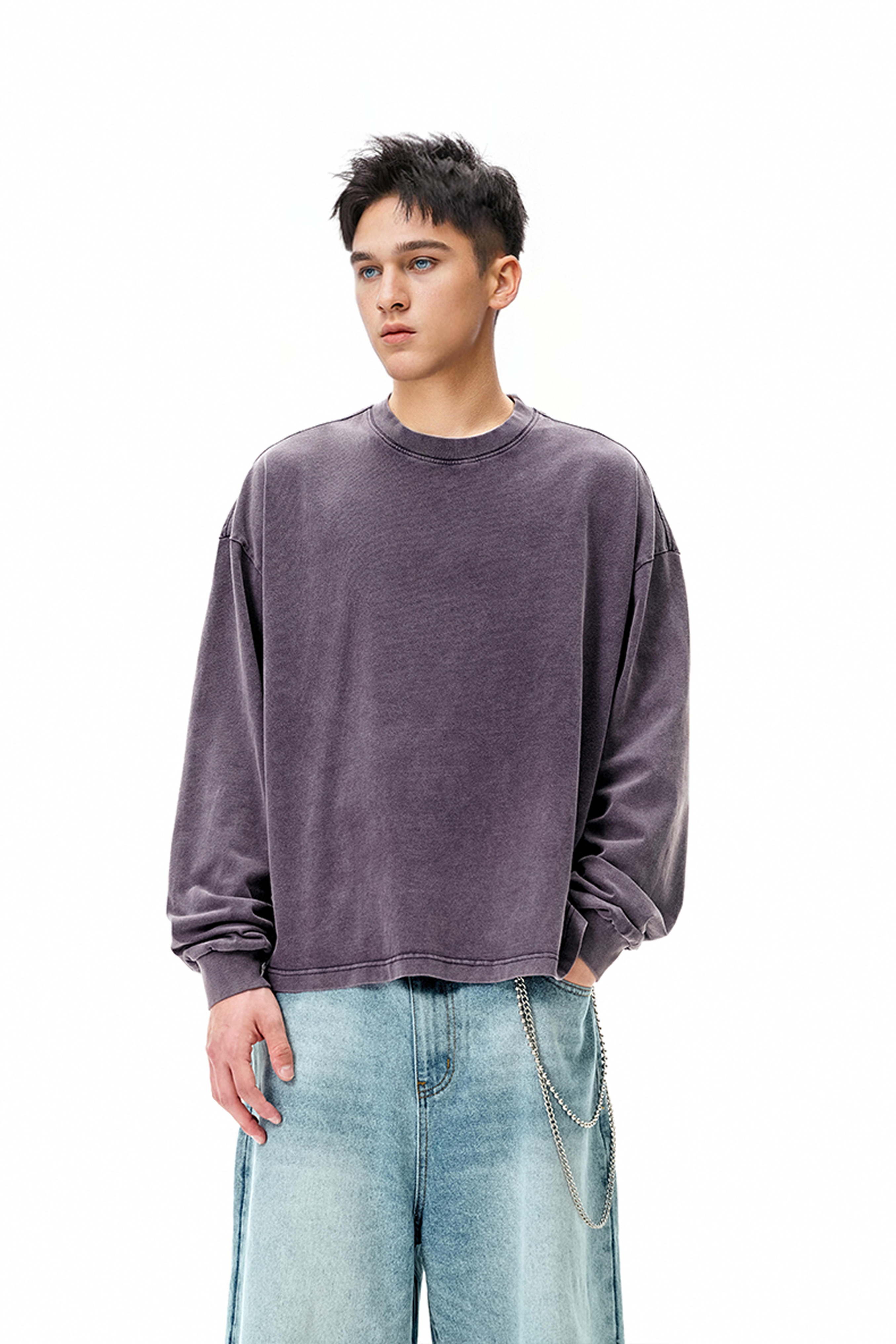 ORBIT Vintage Boxy Fit Long Sleeve Tee