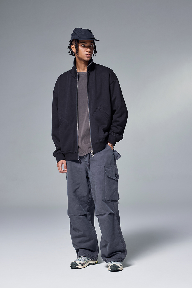 NEBULA Fleece Stand-Collar Zip Jacket