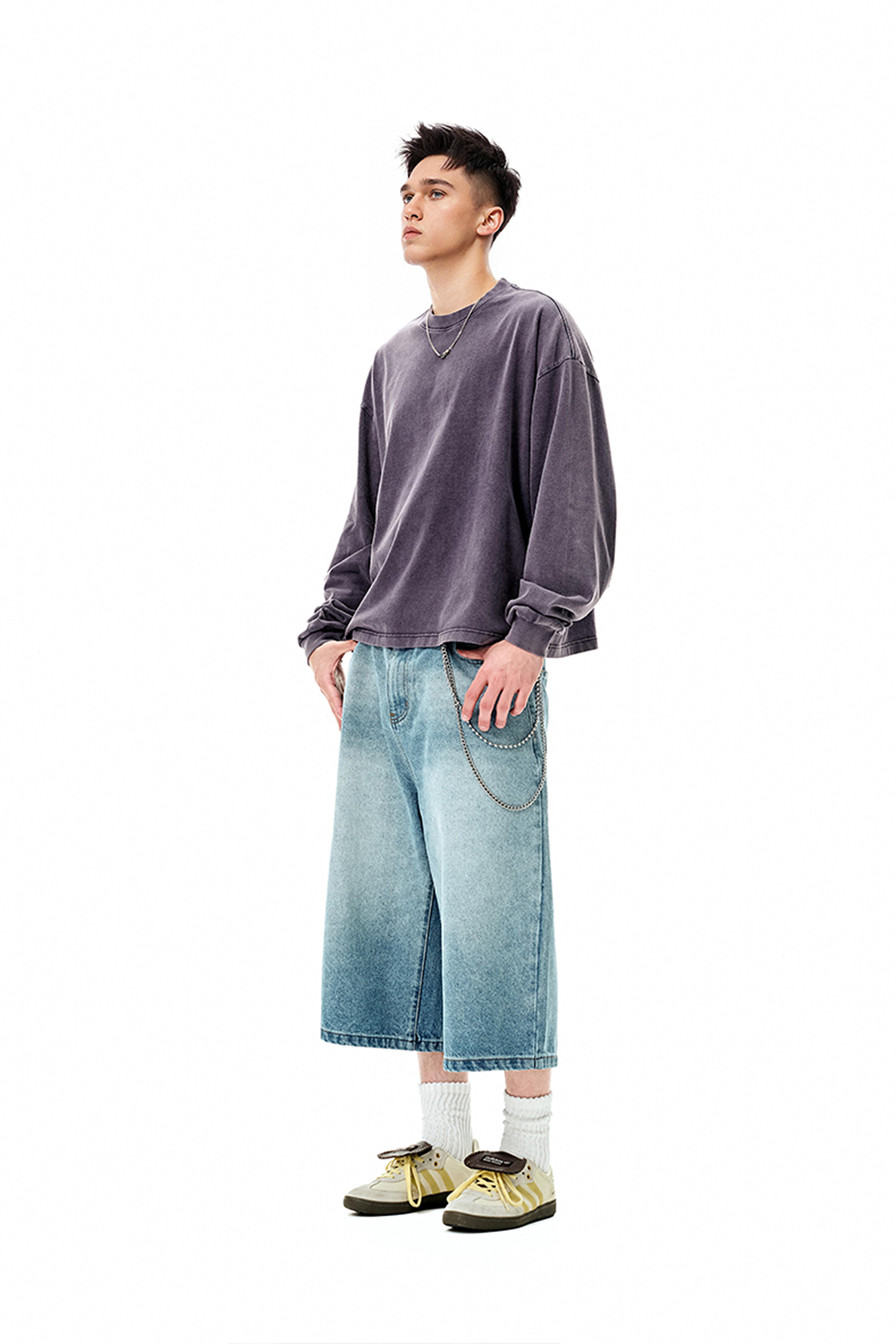 ORBIT Vintage Boxy Fit Long Sleeve Tee