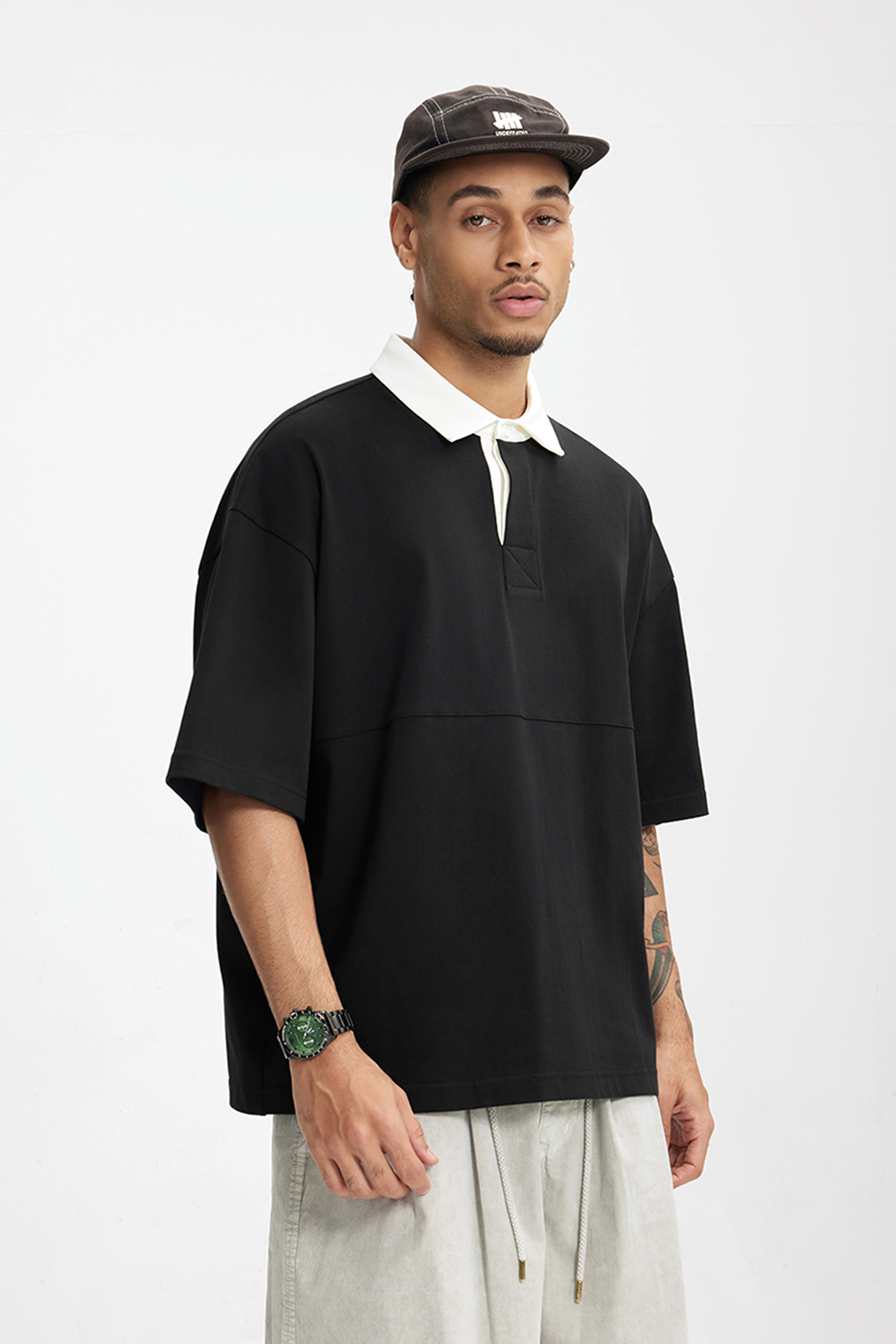 ORBIT White Collar Classic Polo