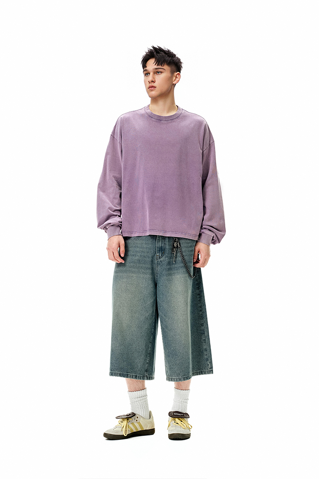 ORBIT Vintage Boxy Fit Long Sleeve Tee