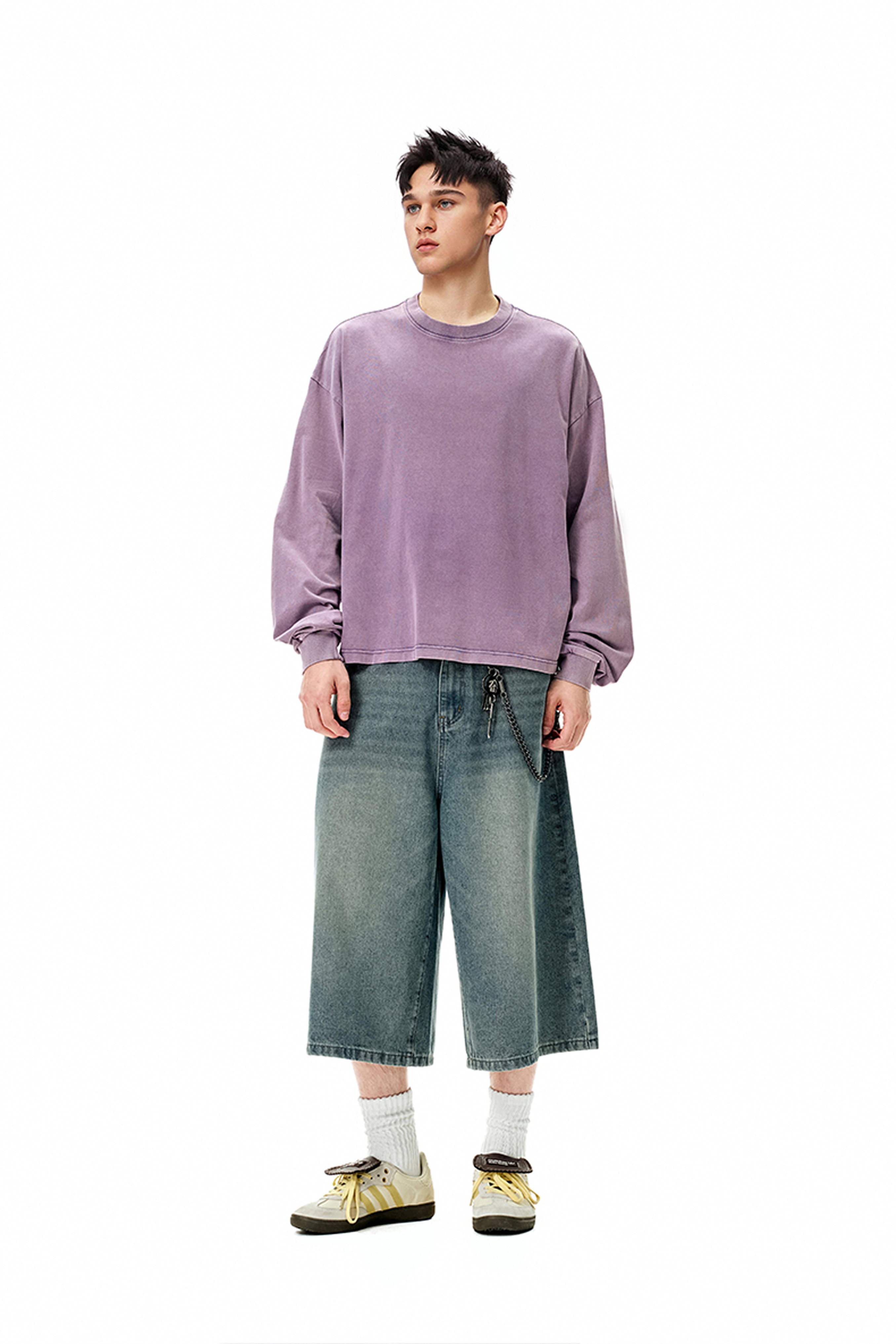 ORBIT Vintage Boxy Fit Long Sleeve Tee