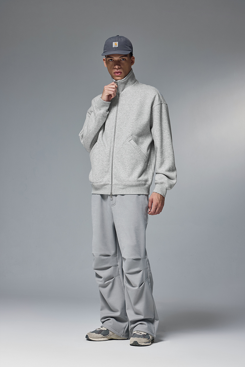 NEBULA Fleece Stand-Collar Zip Jacket