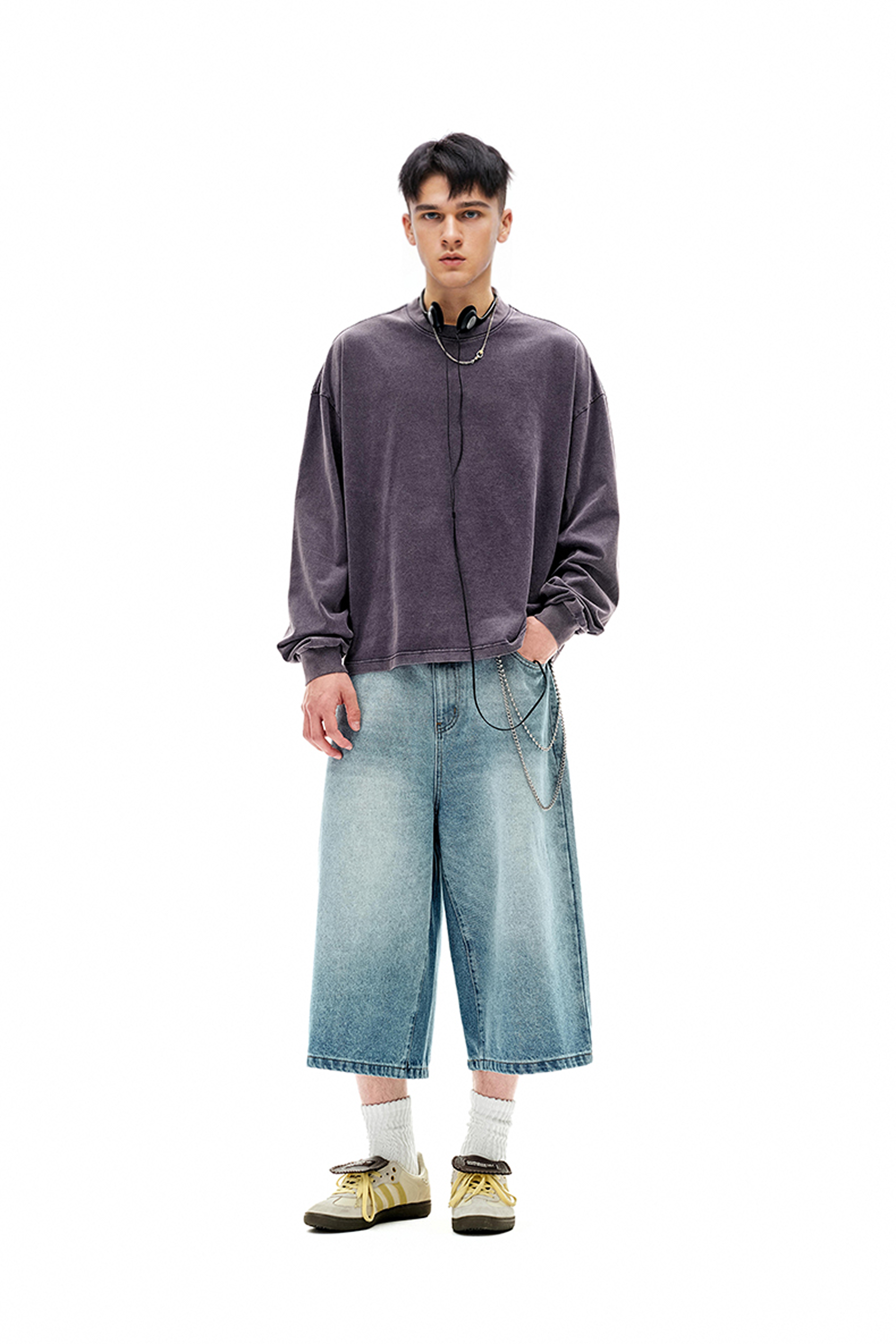 ORBIT Vintage Boxy Fit Long Sleeve Tee