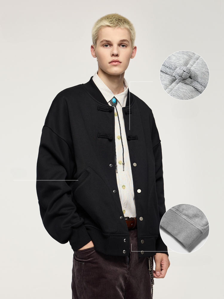 NEBULA Fleece Baseball Jacket