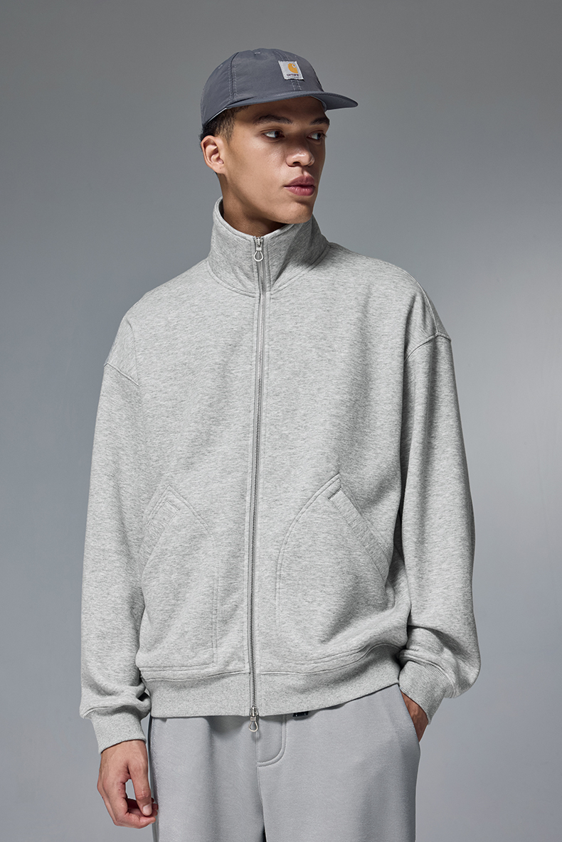 NEBULA Fleece Stand-Collar Zip Jacket