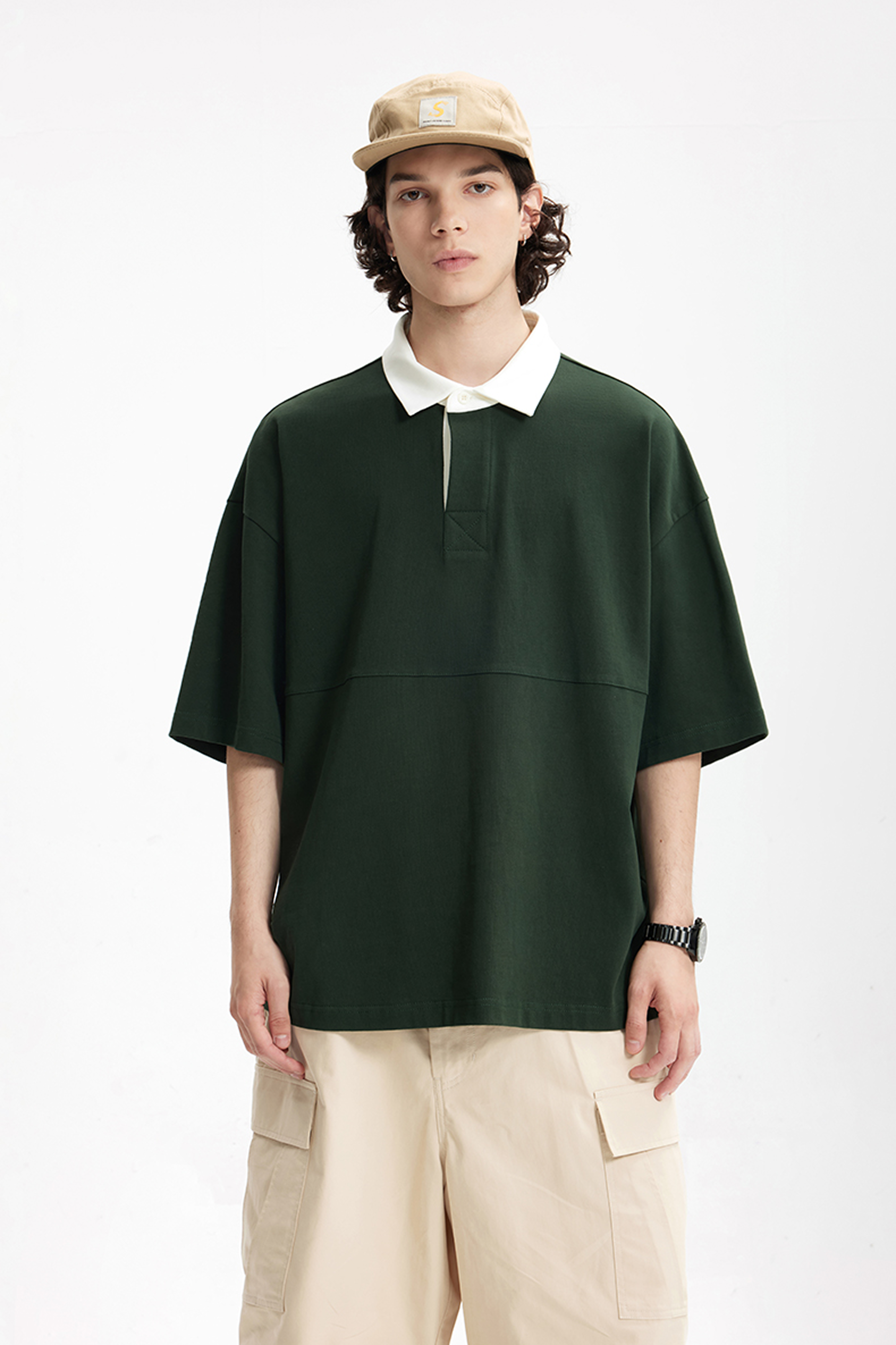 ORBIT White Collar Classic Polo