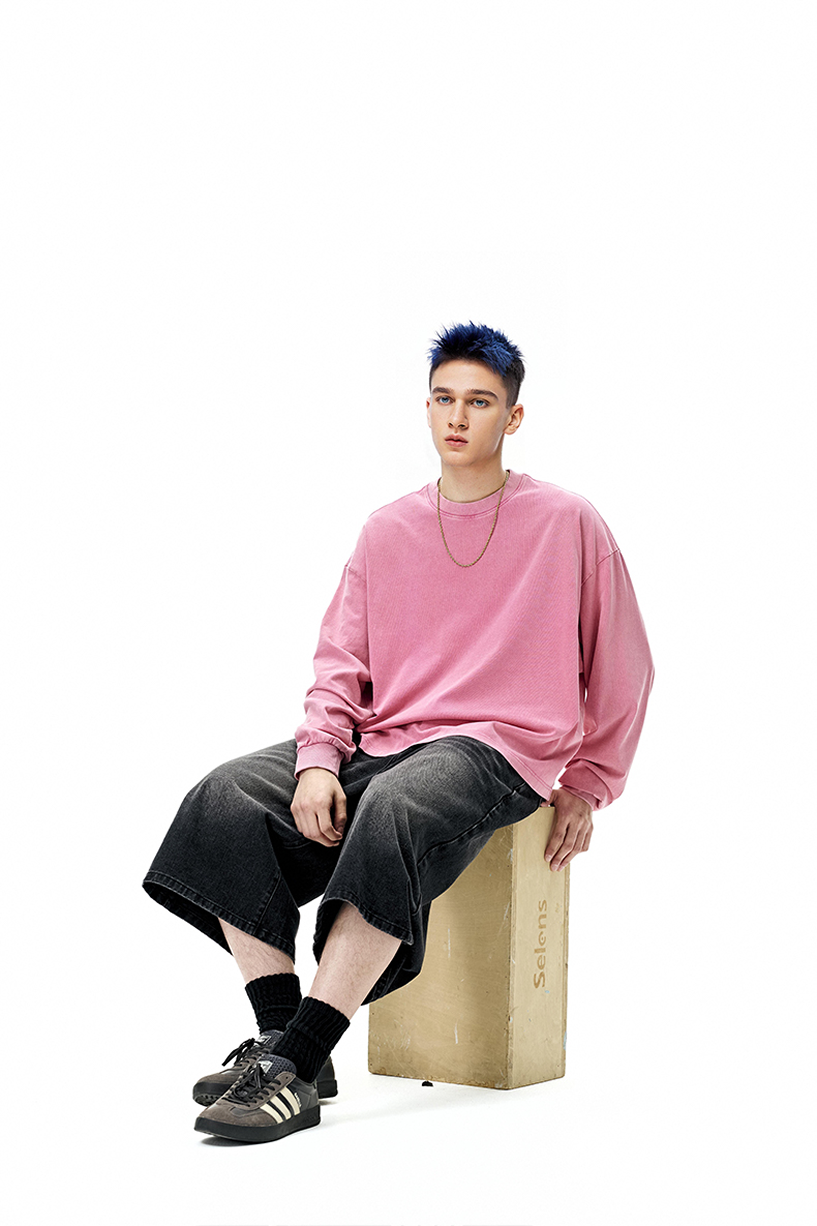 ORBIT Vintage Boxy Fit Long Sleeve Tee