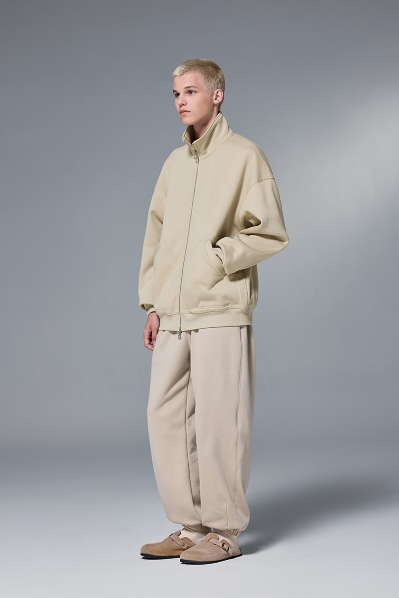 NEBULA Fleece Stand-Collar Zip Jacket