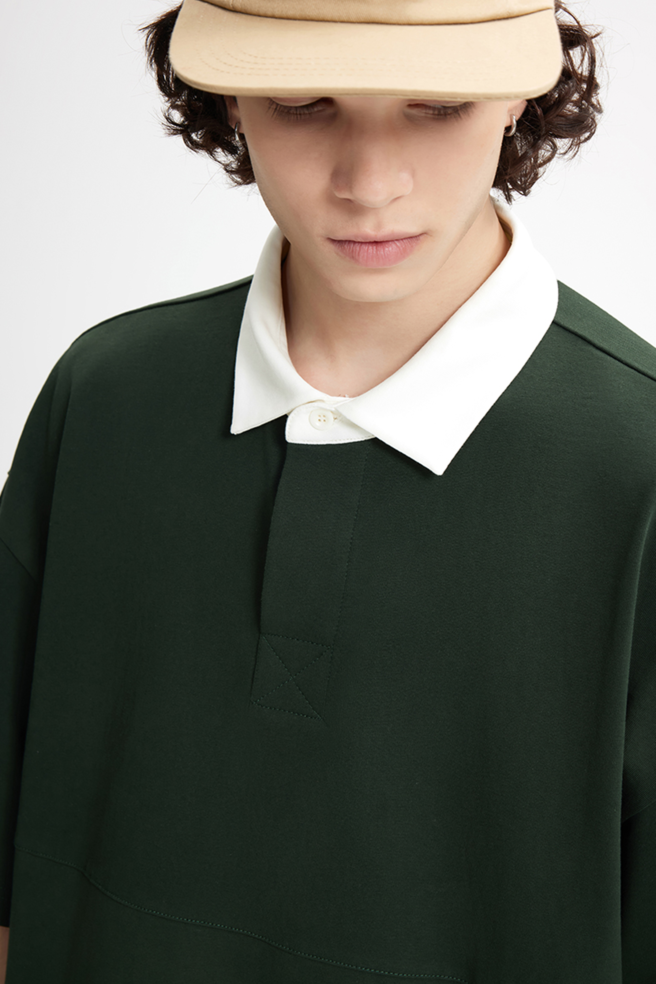 ORBIT White Collar Classic Polo
