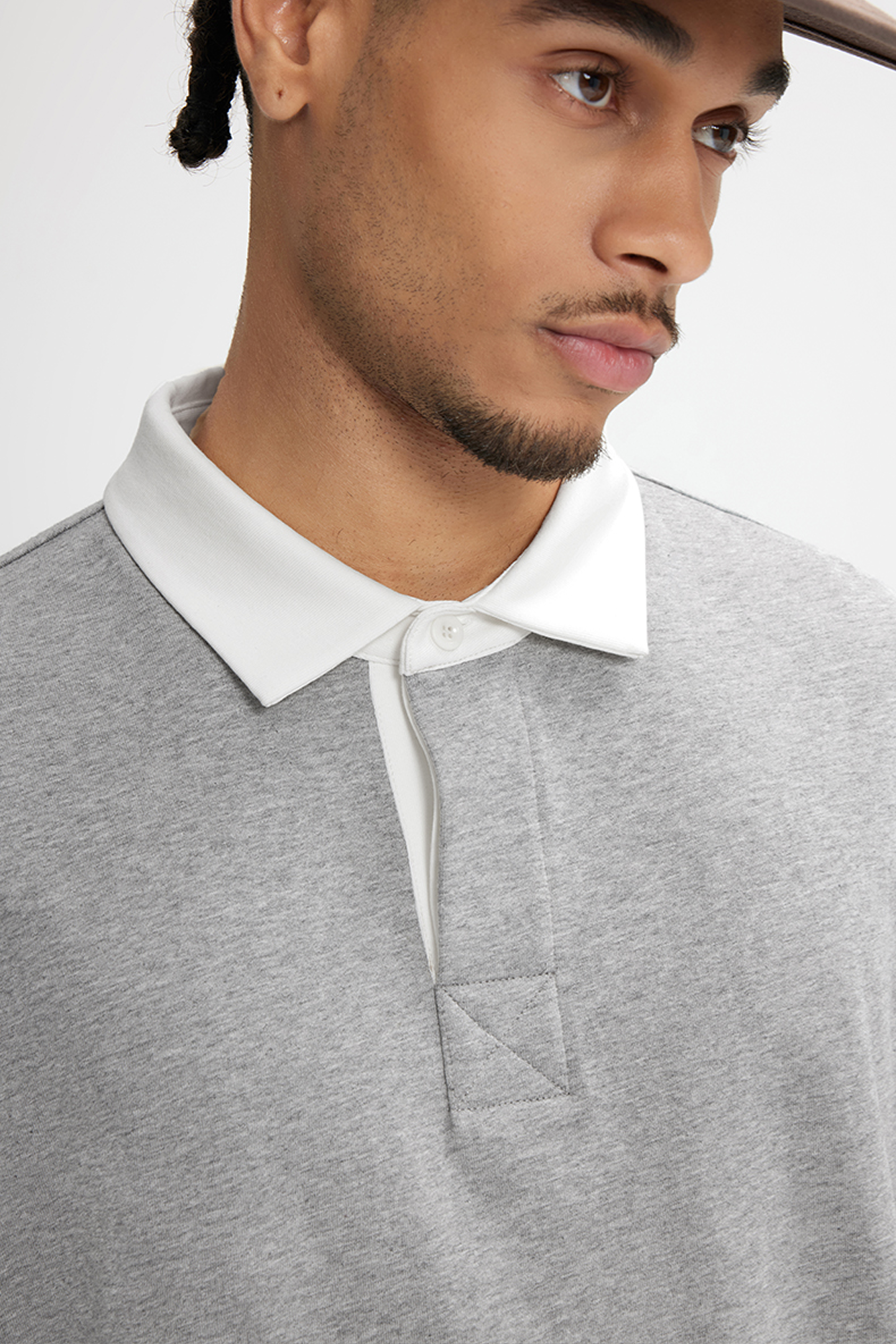 ORBIT White Collar Classic Polo