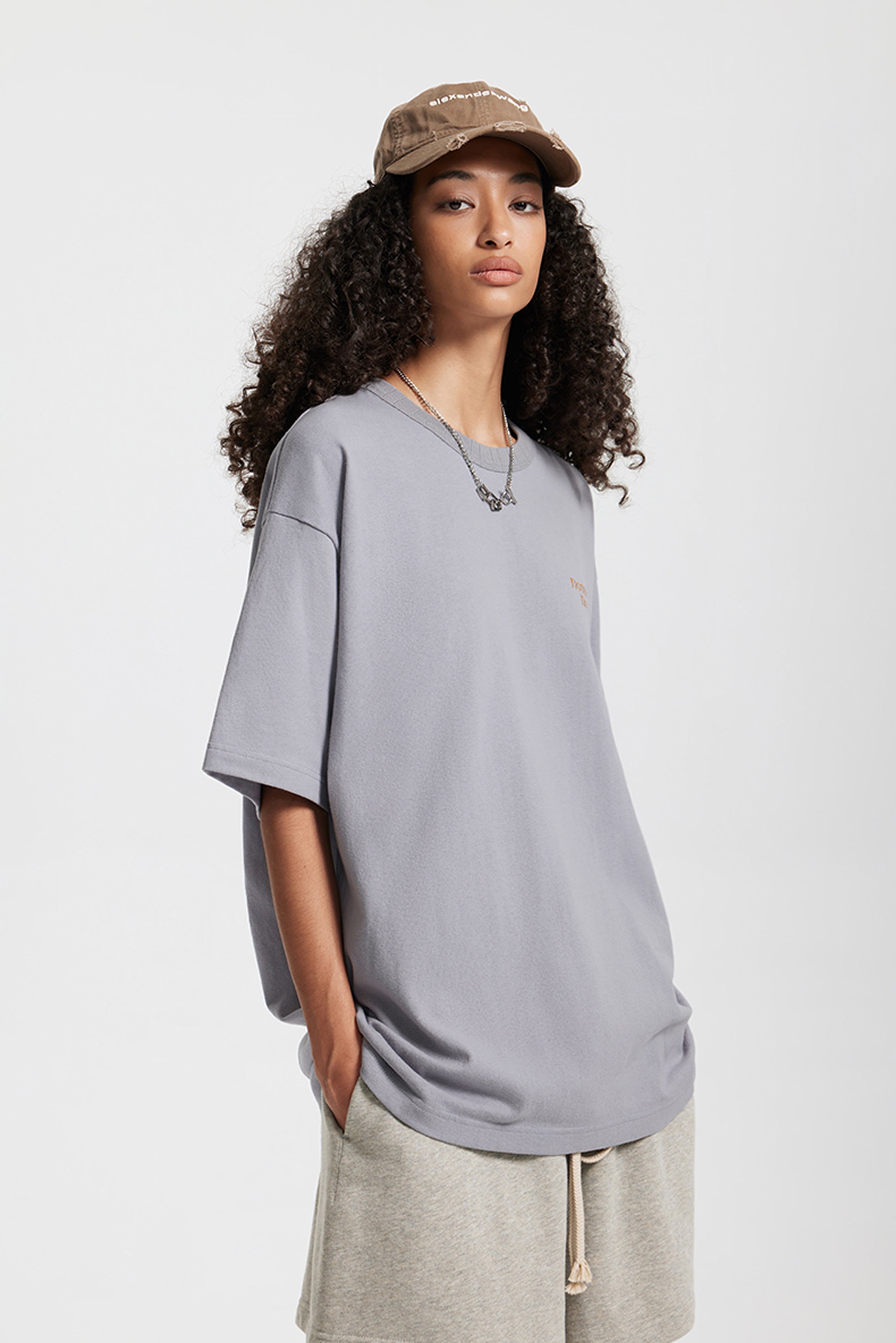 ORBIT Textured Embroidery Cotton Tee
