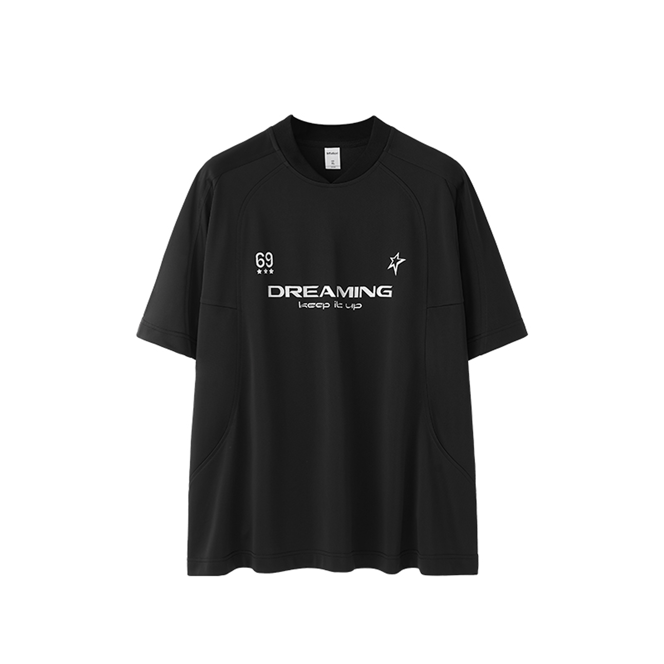 NOVA Silver Curve V-Neck Tee