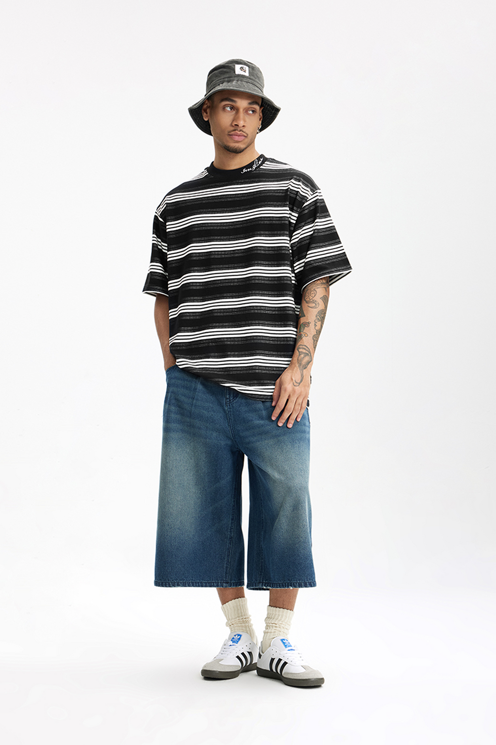 ORBIT Stripe Cotton Tee