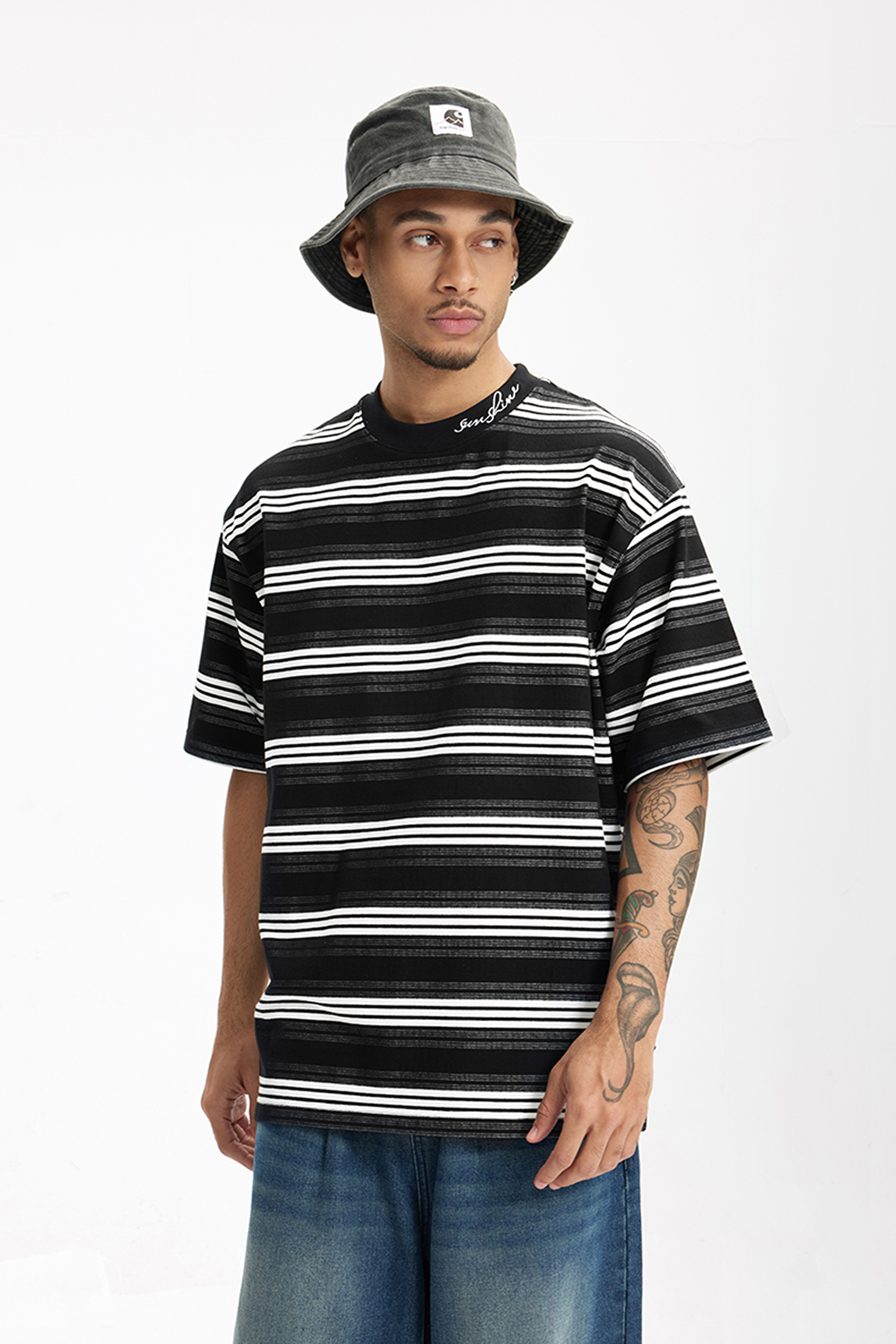 ORBIT Stripe Cotton Tee