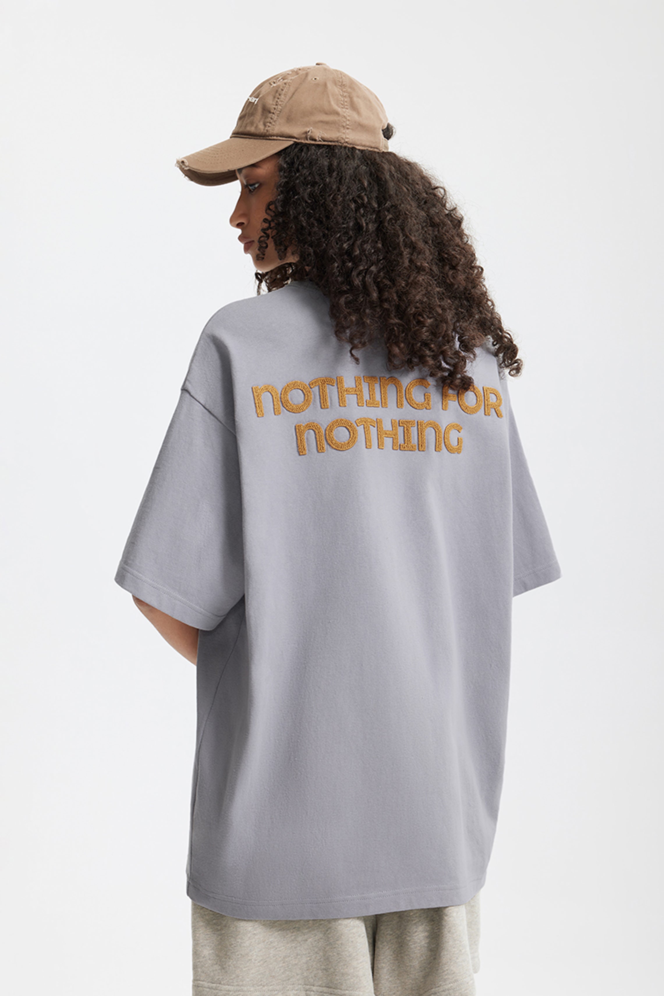 ORBIT Textured Embroidery Cotton Tee