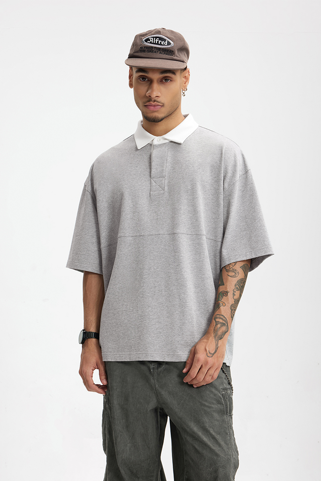 ORBIT White Collar Classic Polo