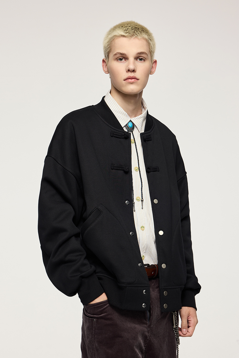 NEBULA Fleece Baseball Jacket