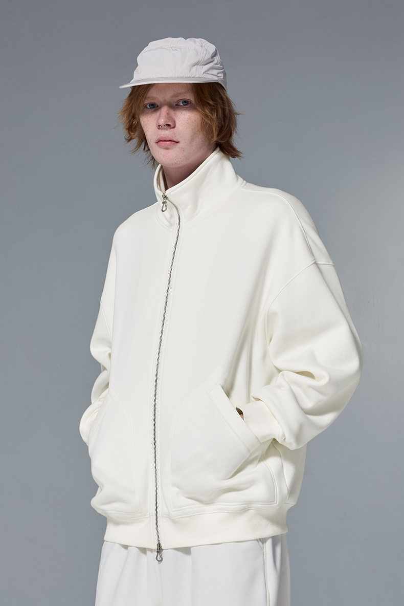 NEBULA Fleece Stand-Collar Zip Jacket