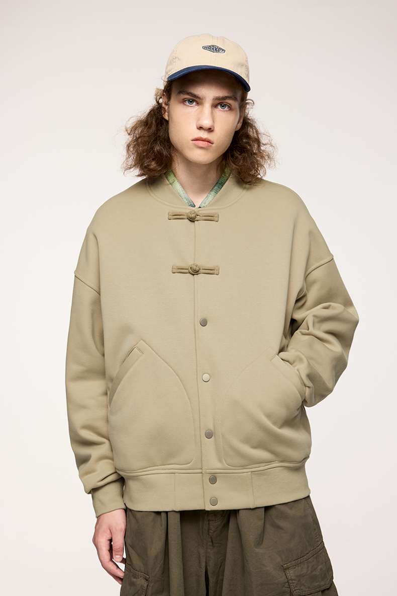NEBULA Fleece Baseball Jacket