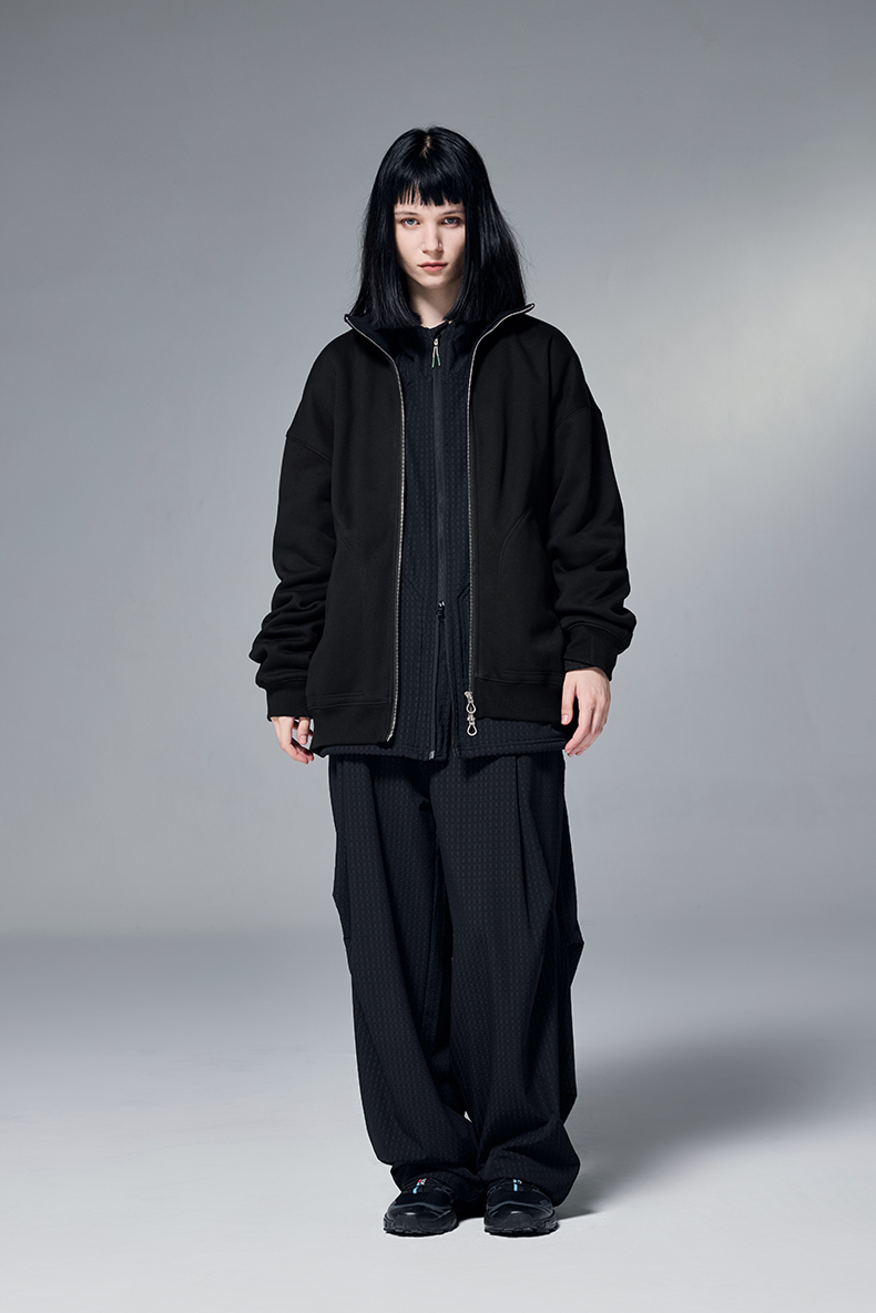 NEBULA Fleece Stand-Collar Zip Jacket