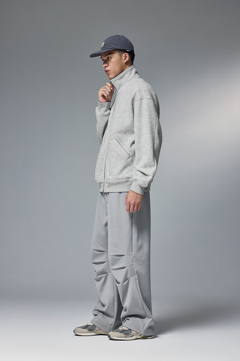 NEBULA Fleece Stand-Collar Zip Jacket