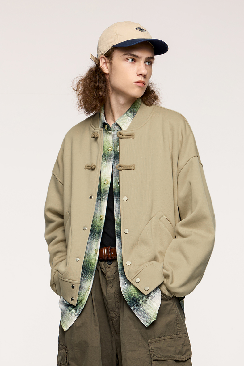 NEBULA Fleece Baseball Jacket