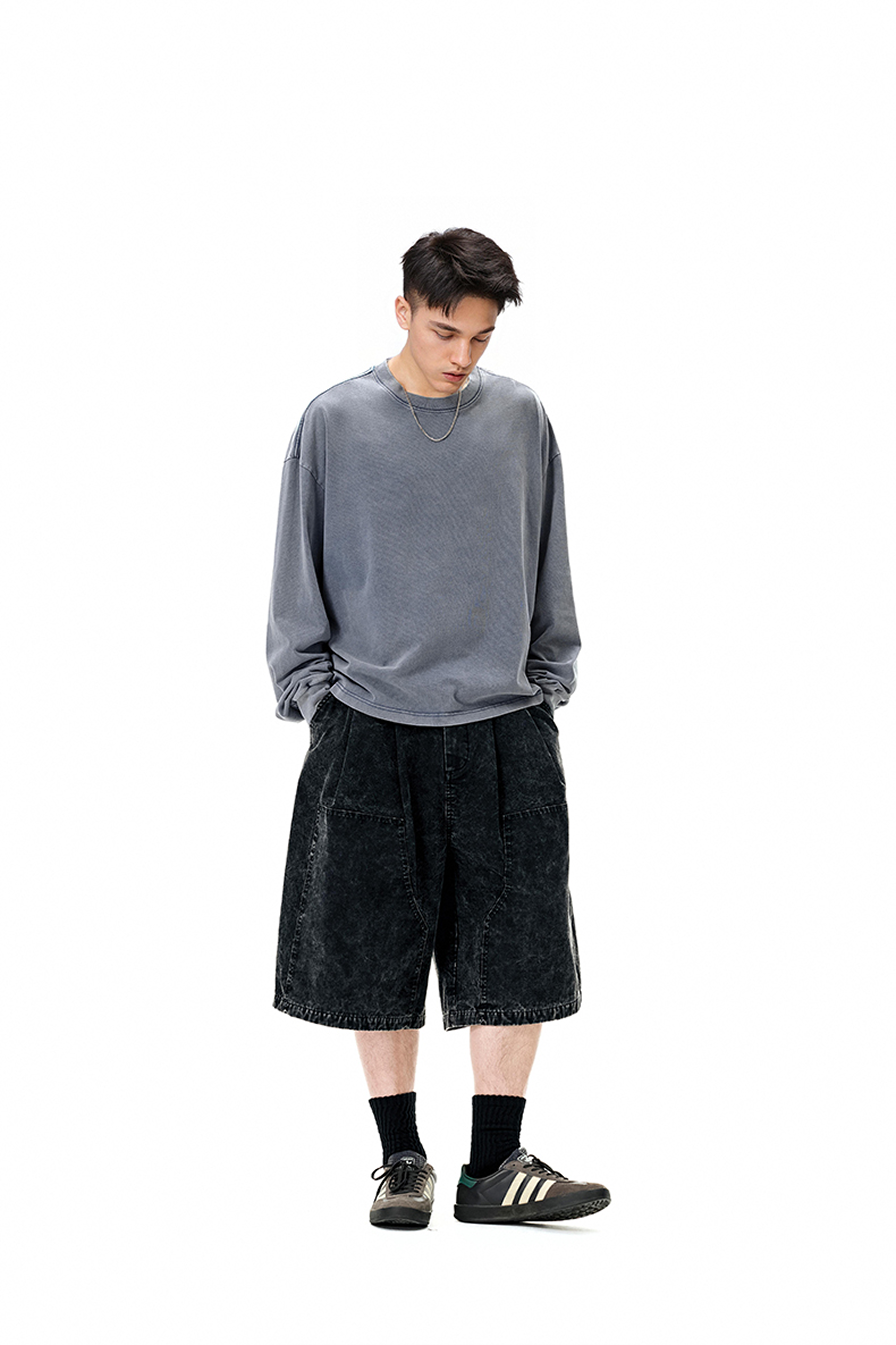 ORBIT Vintage Boxy Fit Long Sleeve Tee