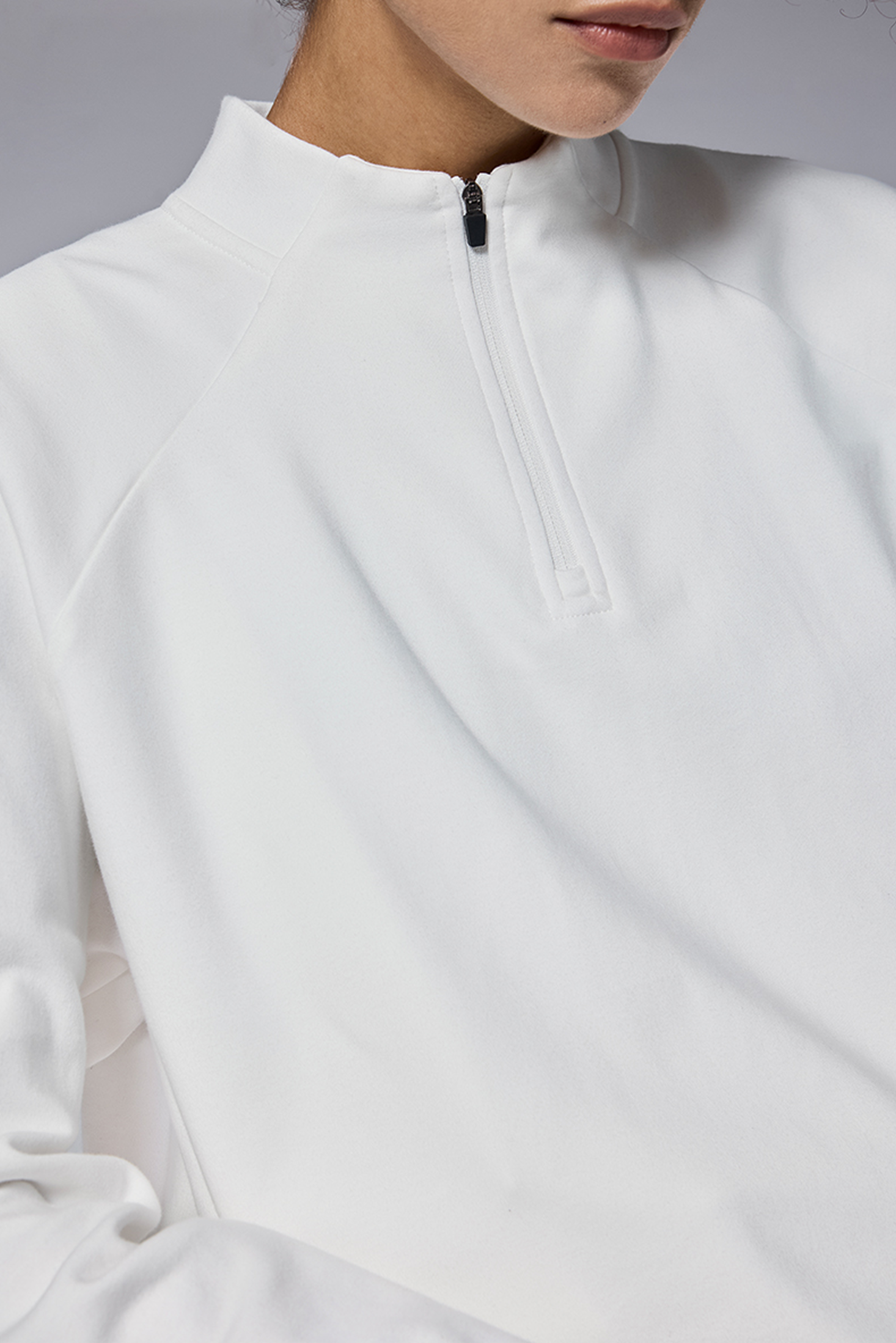 NEBULA Fleece Zip Base Long Sleeve Tee