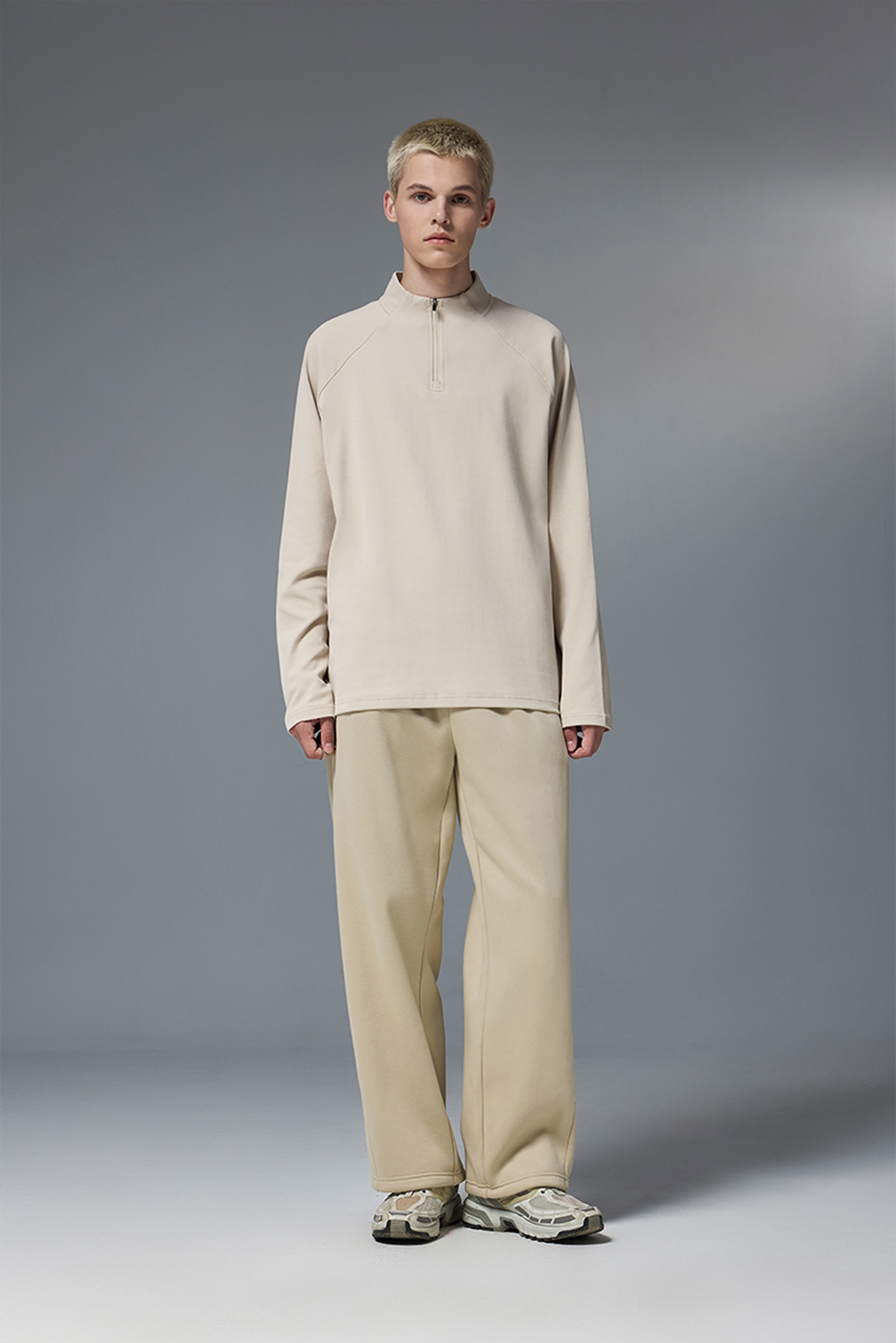 NEBULA Fleece Zip Base Long Sleeve Tee